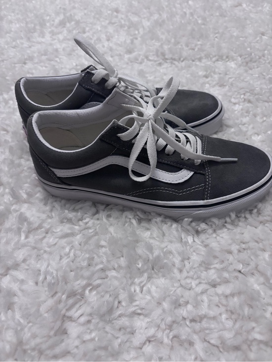 Vans Shoes - Vans Women’s Low-Top Sneakers in Gray and White